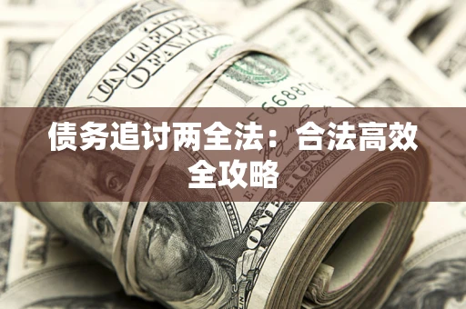 武汉债务追讨两全法：合法高效全攻略