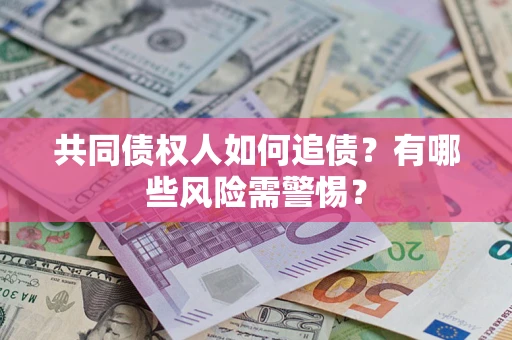 武汉共同债权人如何追债？有哪些风险需警惕？
