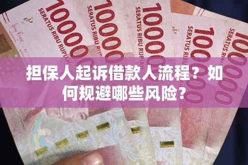 武汉担保人起诉借款人流程？如何规避哪些风险？