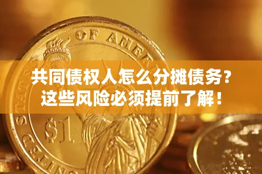 武汉共同债权人怎么分摊债务？这些风险必须提前了解！